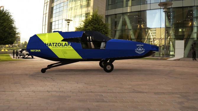 Израильский стартап AIR представил летающий аппарат, который можно использовать как автомобиль