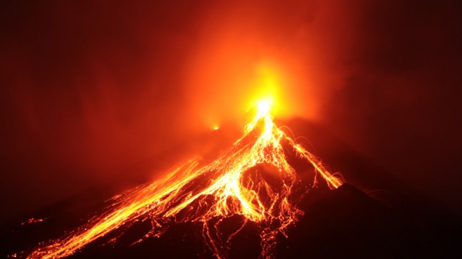 Извержение древнего вулкана вызвало бэби-бум у коренных жителей Америки