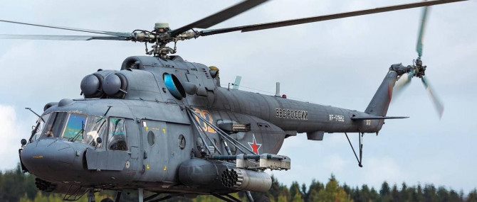 ВСУ уничтожили вертолет Ми-8 оккупантов на Харьковщине