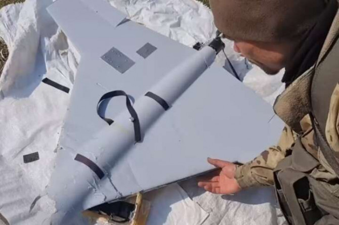 У Києві знищили російський дрон-камікадзе у бойовій готовності