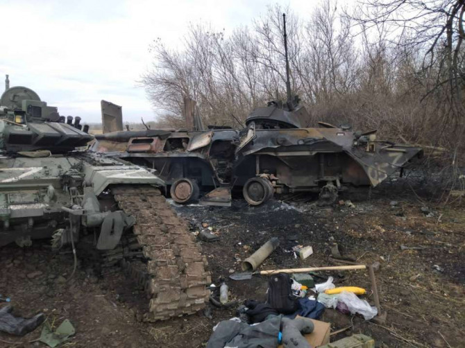На Донбасі ЗСУ знищили десятки окупантів та бронетехніку ворога