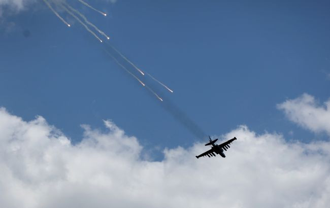 Українські військові збили Су-25 росіян у Херсонській області
